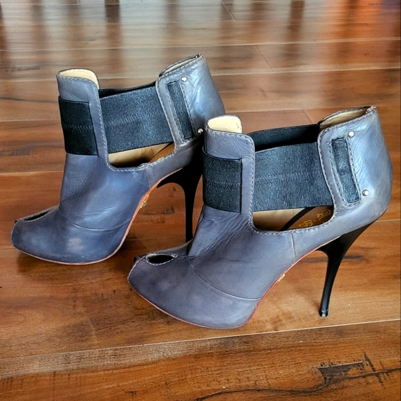 Womens Stiletto Peekaboo Toe- LAMB - Picture 2 of 8